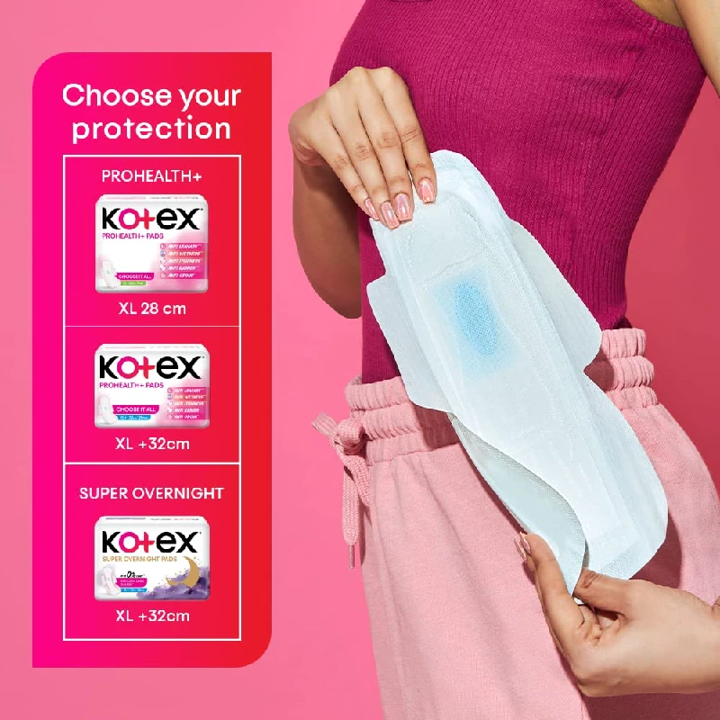 Kotex Super Overnight Ultra thin Sanitary Pads, 6 Pads-6.webp